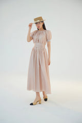 NO.4 DRESS - NUDE BEIGE