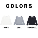 ダブルフリルTシャツ (ホワイト)