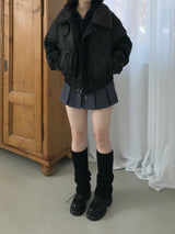 Crack Leather Mustang Jacket (2 colors)