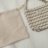 wave knit bag