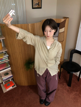 Cold hoodie blouse