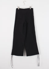 WIDE TUCK NYLON PANTS