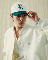 Stranger STR Embroidery Baseball Cotton Cap (Cream)