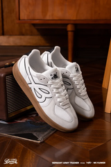 ジョイントネームレトロジャーマントレーニングシューズ - WHITE