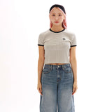 ソフトガールサマーリンガーTシャツ_アイボリー
