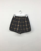 タータンチェックラインショーツ  (2color)