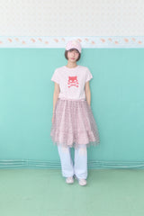 キリスカルパッチTシャツ (PINK)