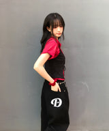 バックポケットDロゴバミューダショーツ_ブラック