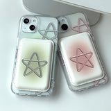 Pink - スプリングスター Magsafe フォーンケース カードポケット セット