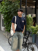 クワイア パッチ エンブロイダリー 半袖Tシャツ