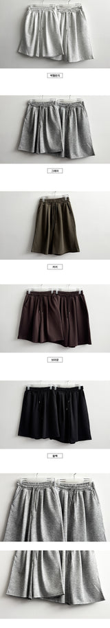 Poy Pintuck Banding Bermuda Shorts[Basic & long choice] 