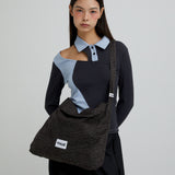 LEOPARD SUEDE ECO CROSS BAG