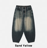 Zed Cat Balloon Denim Pants