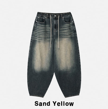 Zed Cat Balloon Denim Pants
