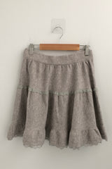vintage knit lace skirt