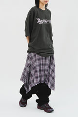 (W) Hippie Checked Skirt
