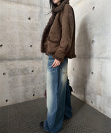 [F/W]ヘアリバーシブルムスタン