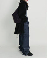 Belted Balmacan Single Alpaca Half Coat (Wool Coat/Winter Coat)