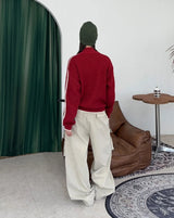Raven Belted Dyeing Cargo Pants