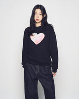 25FW WOMAN ハートドーナツスウェットシャツ