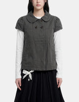 Jessie Puff-Sleeve Half Coat