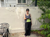 nylon wide pants