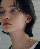 [925 silver] Deux.silver.82 / ピグリングピアス (シルバー)