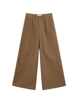 Super Pintuck Wide Cotton Pants