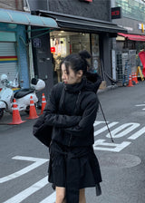 FUR HOOD CROP PADDING