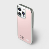 ホリデー エポキシ バンパーケース (silver / baby pink)