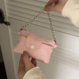ハートチェーンウォレットバッグ_ワイド (3color)