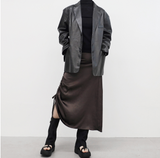 (Unisex) デンヤツーバートンレザーブレザー