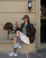 [Bellide made] Rock Chic, Leather Blouson Jacket