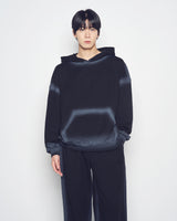 25FW ラインハンドスプレーフーディー ブラック