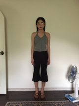 Linear Capri Pants (2color)