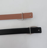 Accentuated Buckle Cowhide Belt