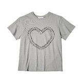 フリルハートTシャツ