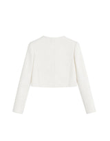 Spiral Classic Beaded Point Jacket White