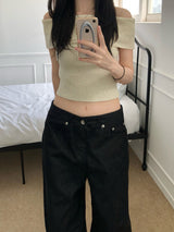 Norton off-shoulder knitwear (2 colors)