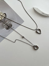 bbpo donut coin stainless steel ball bead necklace