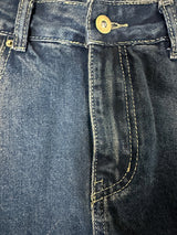 [BELT & INNER SHORTS] 秋デニム ブラウン カーキ デニムスカート – SK