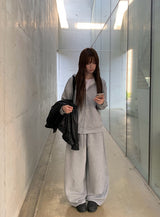 Daz Rivet Cut Wide Two-Way Banding Pants