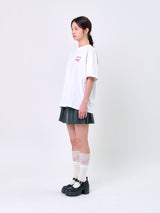 RABBIT T-SHIRT_White/Pink