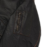 ALL Coyote Sealing Leather Bomber Jacket (2 colors)
