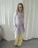 WOOD STRING WIDE PANTS