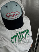 ASCLO SUNDAYSバイカラーデニムボールキャップ (4color)
