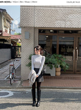 PN Angora Slim High Neck T-shirt (8color)