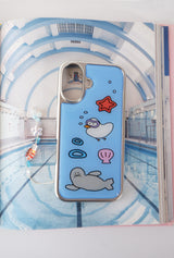 Swimming Blue(Silver Epoxy)