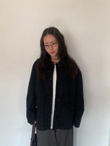 [unisex] ヒューケピグメントオーバーコットンジャケット