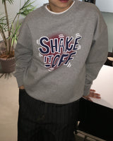 Lettering Paint Cropped Sweatshirt (3c)